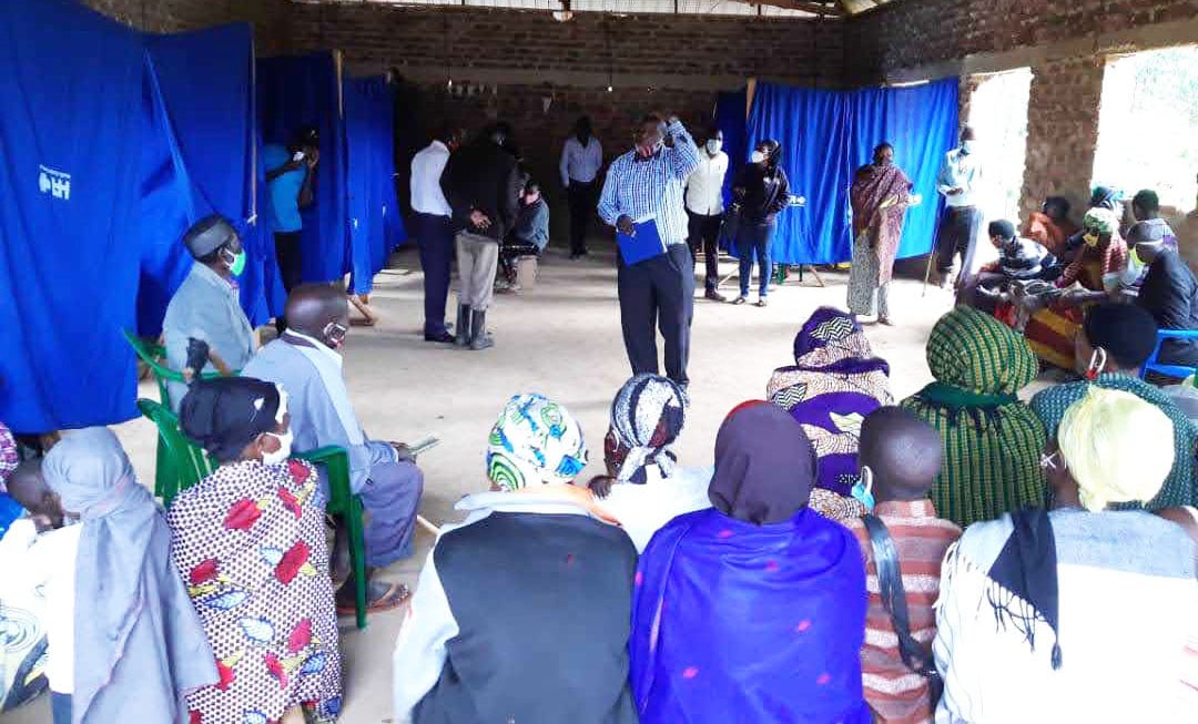 Outreach clinic at Kiziba community